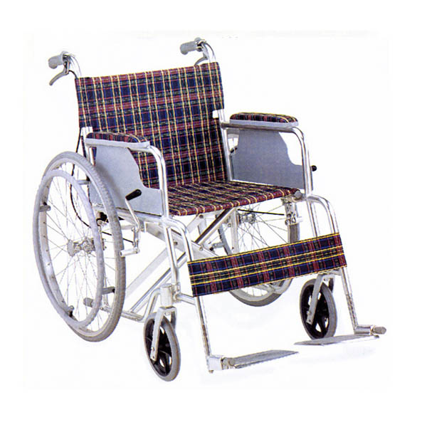 알루미늄 휠체어 KY874LAJ 등받이접이식 병원휠체어 환자휠체어